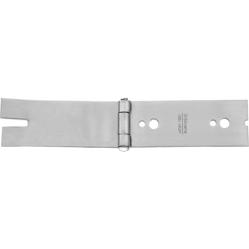 Dobradiça com aba de chumbar, 4", polido, mod. 780, 90491