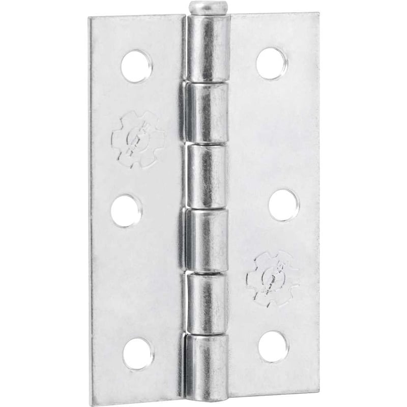 Dobradiça 2.1/2" zincada, encartelada com 3 peças