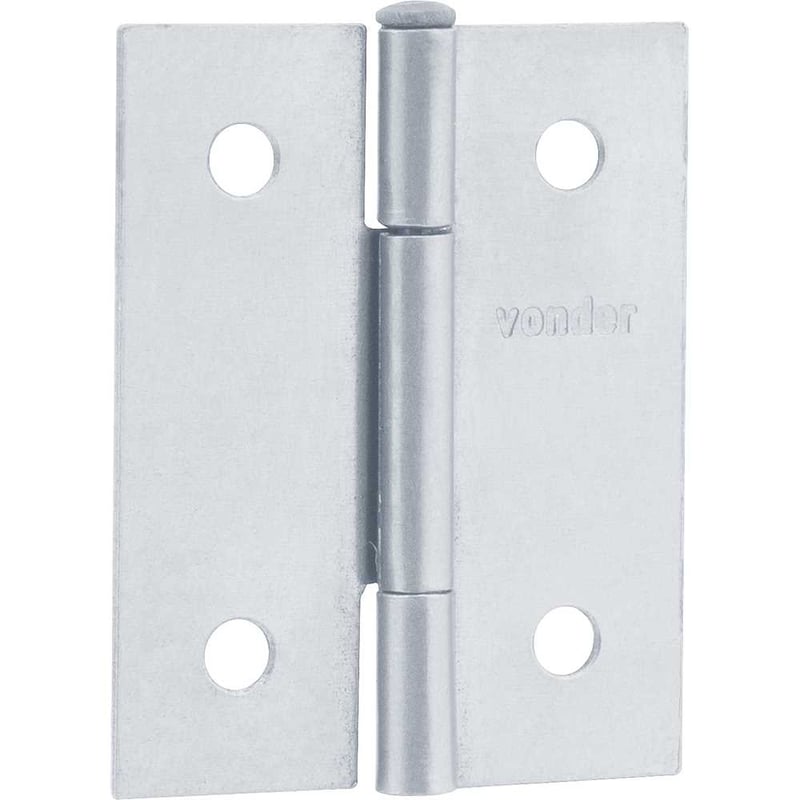 Dobradiça para porta 2", em ferro zincado