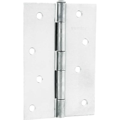 Dobradiça para porta 4", em ferro zincado