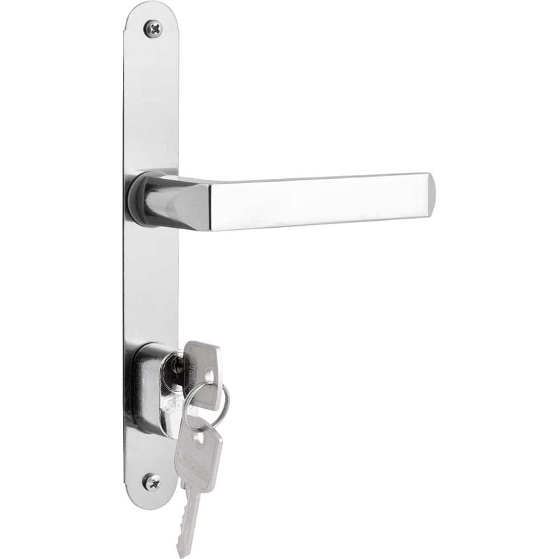 Fechadura externa serralheiro, para porta de alumínio, modelo 401/07