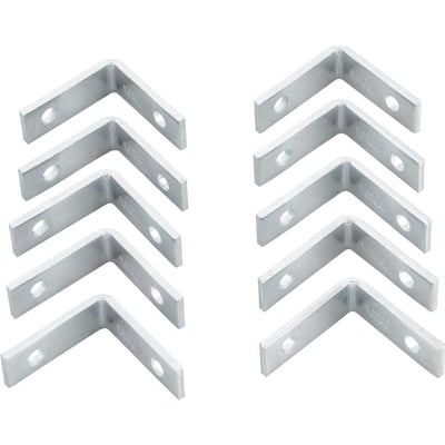 Cantoneira para cortina, 3 cm x 3 cm, zincada