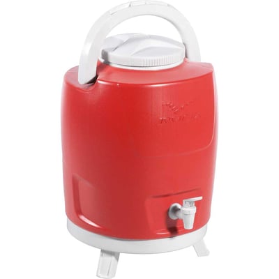 Botijão isotérmico, 9 litros, vermelho, 10148709112