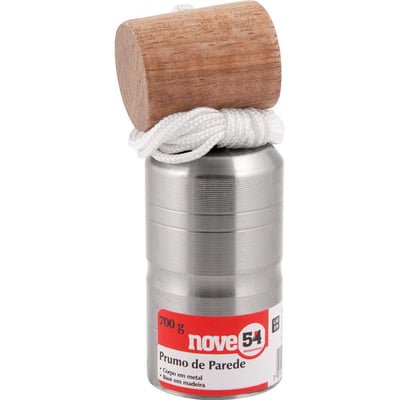 Prumo de metal para parede, 700 g