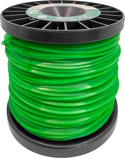Fio de nylon 3,3 mm x 105 m, verde perfil quadrado, 1 kg, 7634