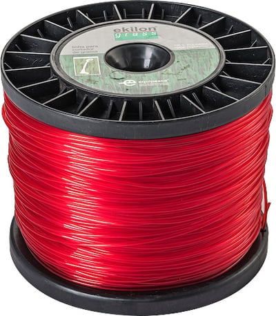 Fio de nylon redondo, 3 mm x 372 m, 3 kg, vermelho, 007146