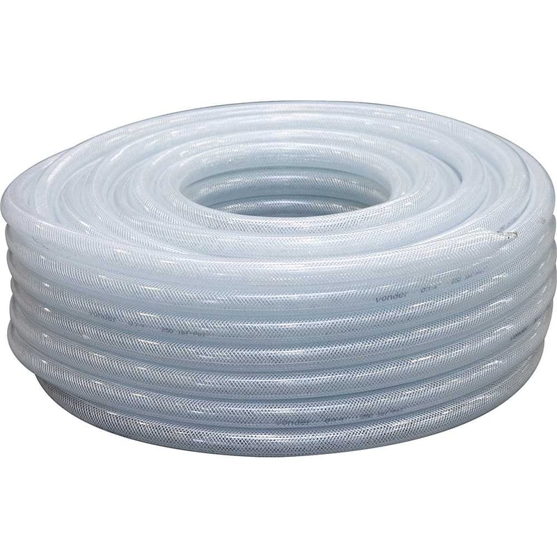 Mangueira PVC cristal trançada, VPT, 250 libras, 3/4"