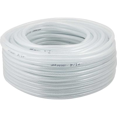 Mangueira PVC cristal trançada, VPT, 250 libras, 5/16"