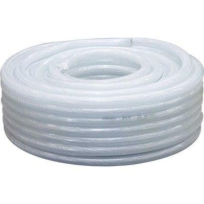 Mangueira PVC cristal trançada, VPT, 250 libras, 5/8"