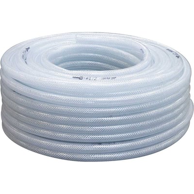 Mangueira PVC cristal trançada, PTN, 250 libras, 1/2"