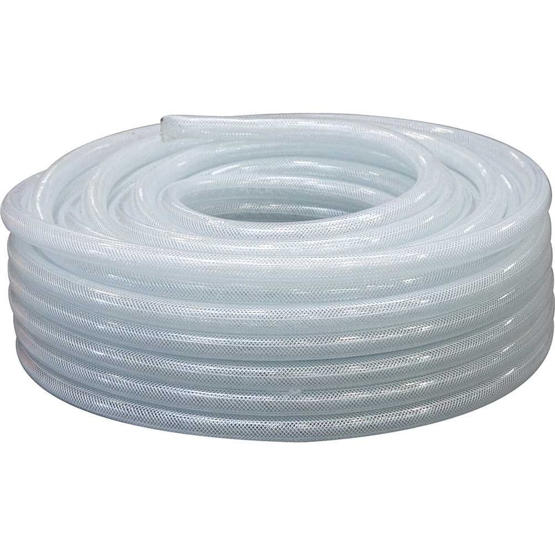 Mangueira PVC cristal trançada, PTN, 250 libras, 3/4"