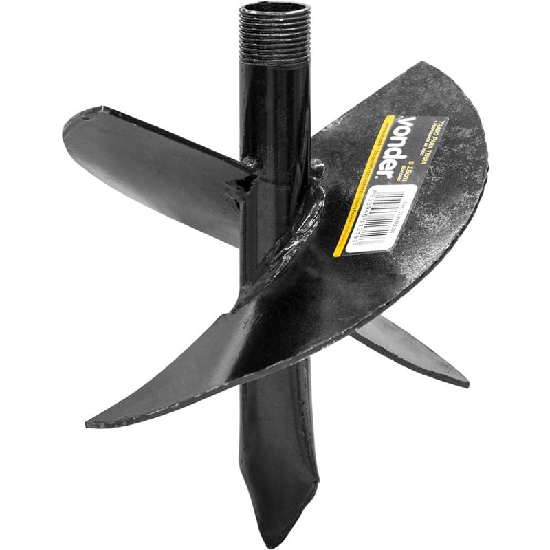 Trado/perfurador para terra, 15,0 cm, sem cabo