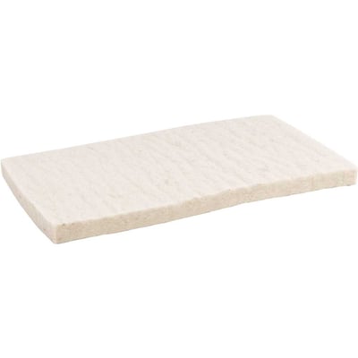 Feltro para calfino 200 mm x 120 mm x 8 mm, cor branca, RENNER
