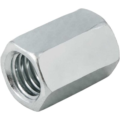 Prolongador para barra roscada 1/2" x 1", rosca UNC zincado