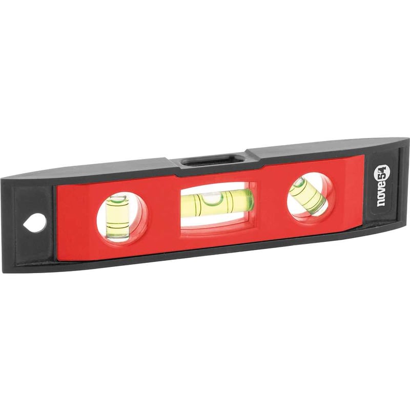 Nível plástico com base magnética 6"