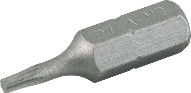 Jogo de bits ponteiras hexalobular com encaixe 1/4", T8 x 25 mm
