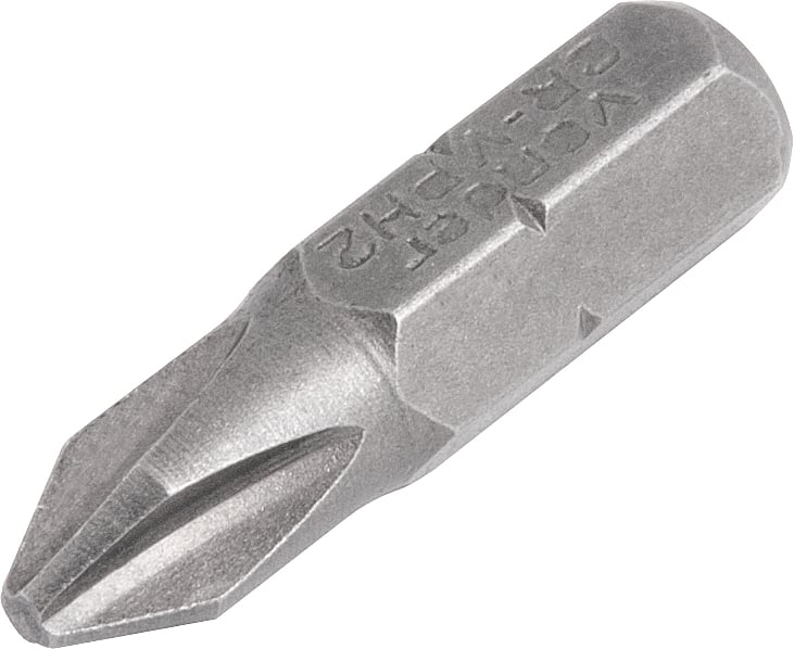 Bits/ponteira phillips com encaixe 1/4", nº 2 x 25 mm, com 5 peças
