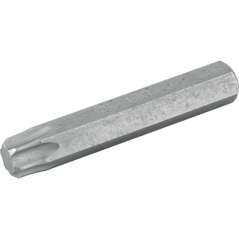 Jogo de bits ponteiras hexalobular com encaixe 5/16", T50 x 50 mm