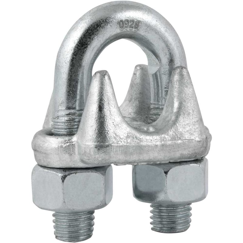 Clips para cabo de aço 7/8" - 22,20 mm, pesado, encartelado, VONDER PLUS