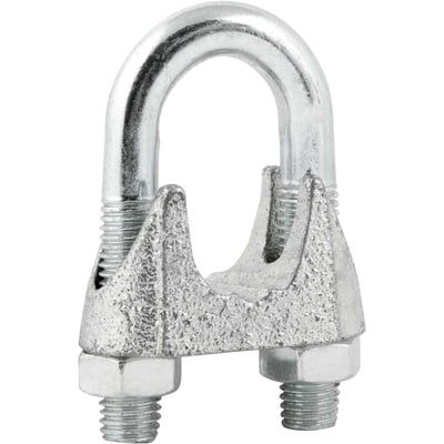 Clips para cabo de aço 1" - 25,40 mm, pacote com 1 peça