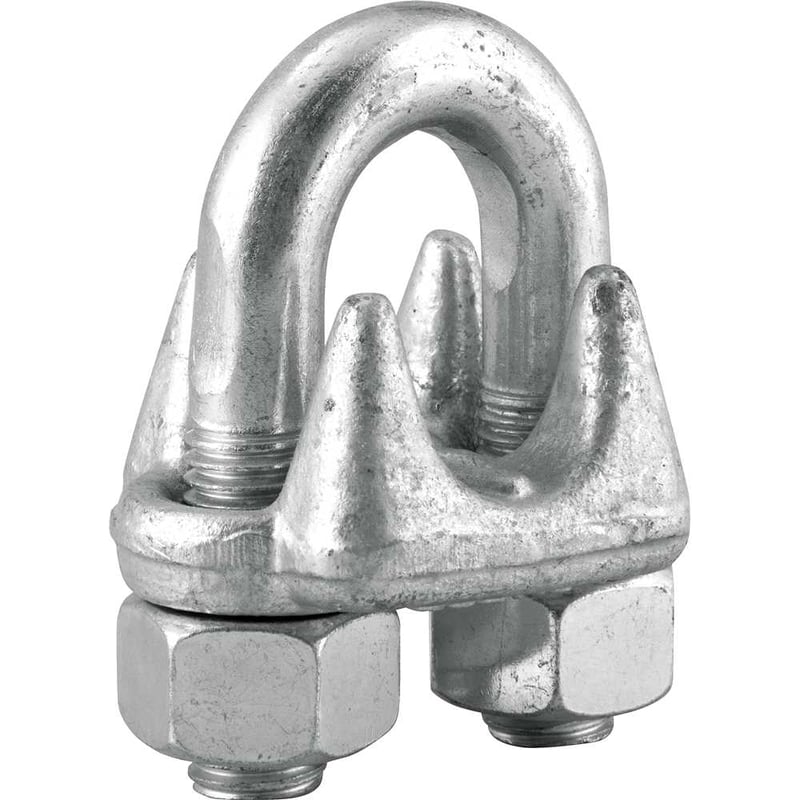 Clips para cabo de aço 7/8" - 22,20 mm, pesado, VONDER PLUS