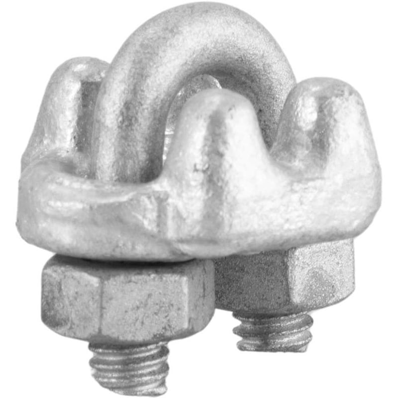 Clips para cabo de aço 1/8" - 3,18 mm, pesado, a granel