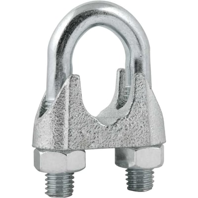 Clips para cabo de aço 3/4" - 19,10 mm, pacote com 1 peça