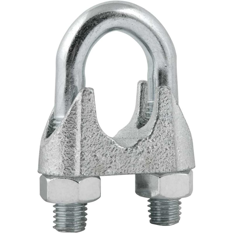 Clips para cabo de aço 3/4" - 19,10 mm, pacote com 1 peça