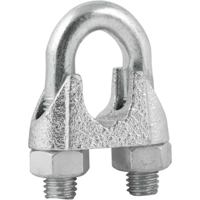 Clips para cabo de aço 5/8" - 15,90 mm, pacote com 1 peça