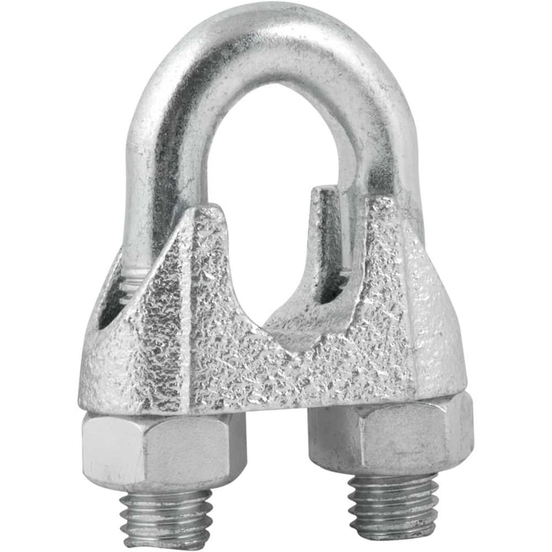 Clips para cabo de aço 5/8" - 15,90 mm, pacote com 1 peça