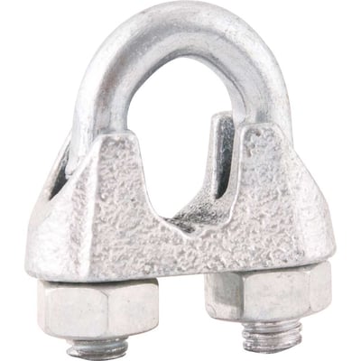 Clips para cabo de aço 3/8" - 9,53 mm, granel