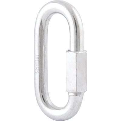 Mosquetão reto com rosca, 5/16"cartela com 2 peças