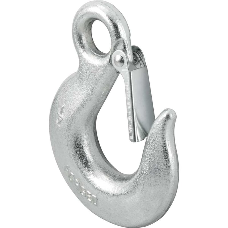Gancho de aço com olhal, 3,0 tonelada, 1/2", com trava