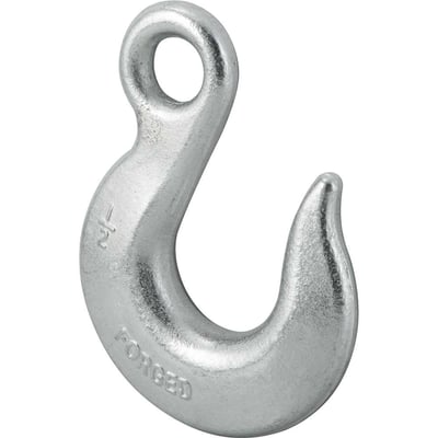 Gancho de aço com olhal, 3,0 tonelada, 1/2", sem trava