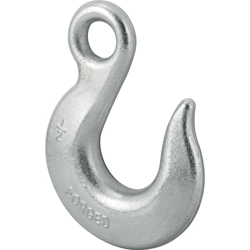 Gancho de aço com olhal, 3,0 tonelada, 1/2", sem trava
