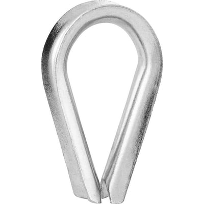 Anilha/sapatilho para cabo de aço,, 7,94 mm - 5/16", inox