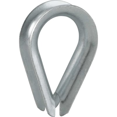 Anilha/sapatilho para cabo de aço, 12,7 mm - 1/2"