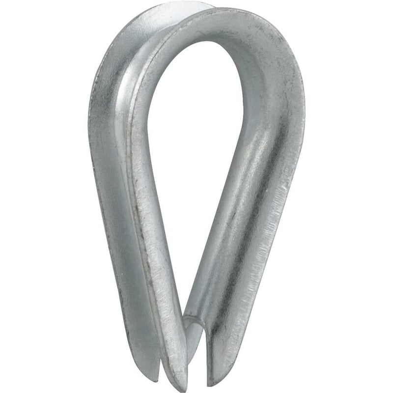 Anilha/sapatilho para cabo de aço, 6,35 mm - 1/4"