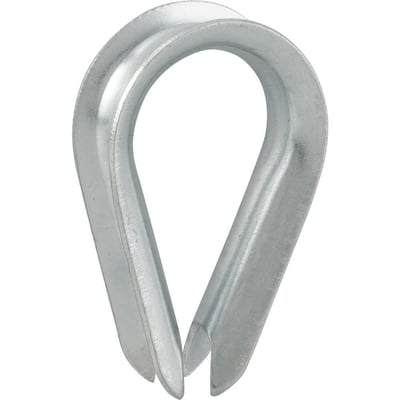 Anilha/sapatilho para cabo de aço, 9,53 mm - 3/8"