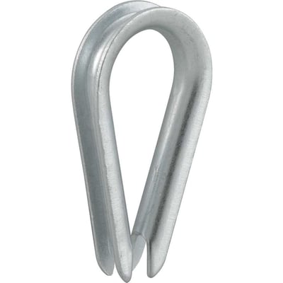 Anilha/sapatilho para cabo de aço, 4,76 mm - 3/16"