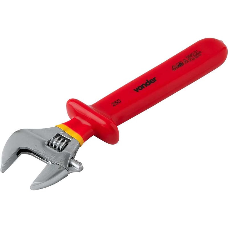 Chave ajustável 10" isolada, 1.000 V, (IEC60900)