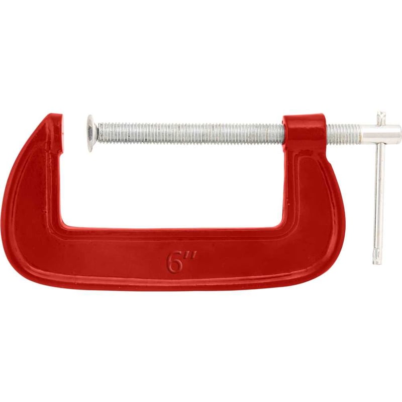 Grampo sargento (tipo C), 6"