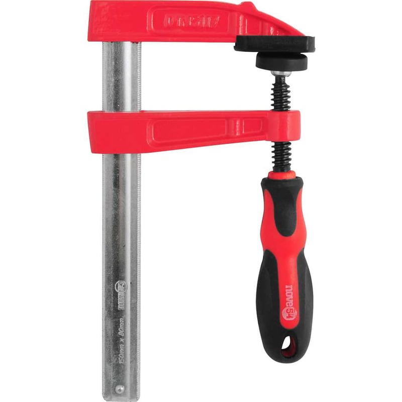Grampo tipo sargento 150 mm x 80 mm, com ranhuras