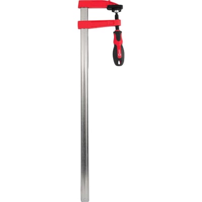 Grampo tipo sargento 500 mm x 80 mm, com ranhuras
