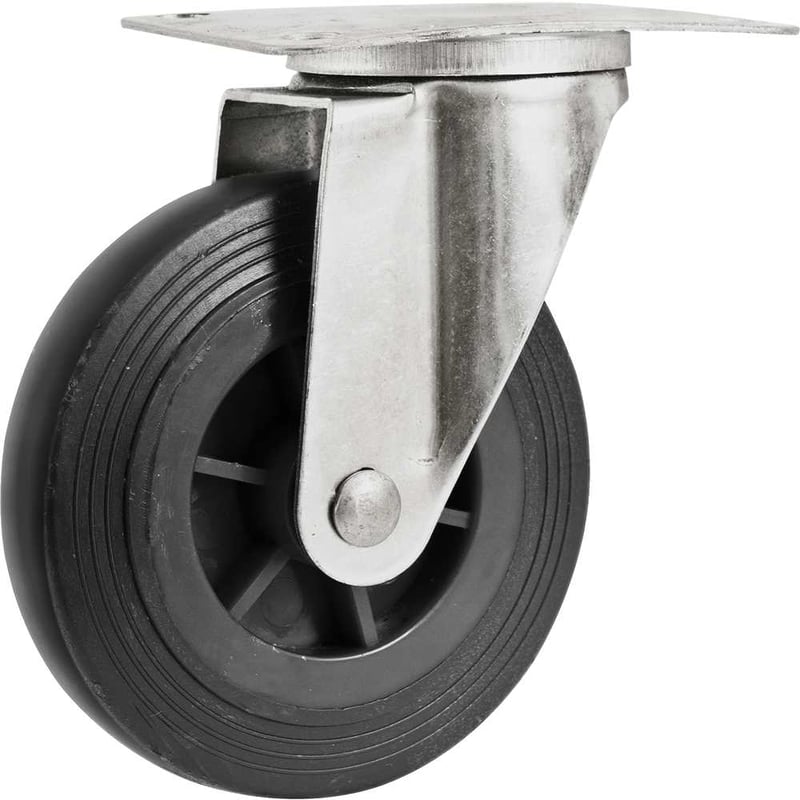 Rodízio giratório 5", para carrinho plataforma de 300 kgf