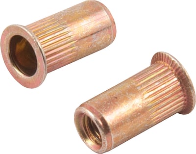 Rebite de rosca em aço carbono, rosca M3 x 8,8 mm, cabeça pequena