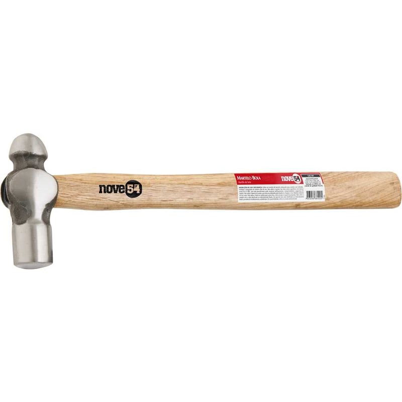 Martelo bola 300 g, cabo de madeira