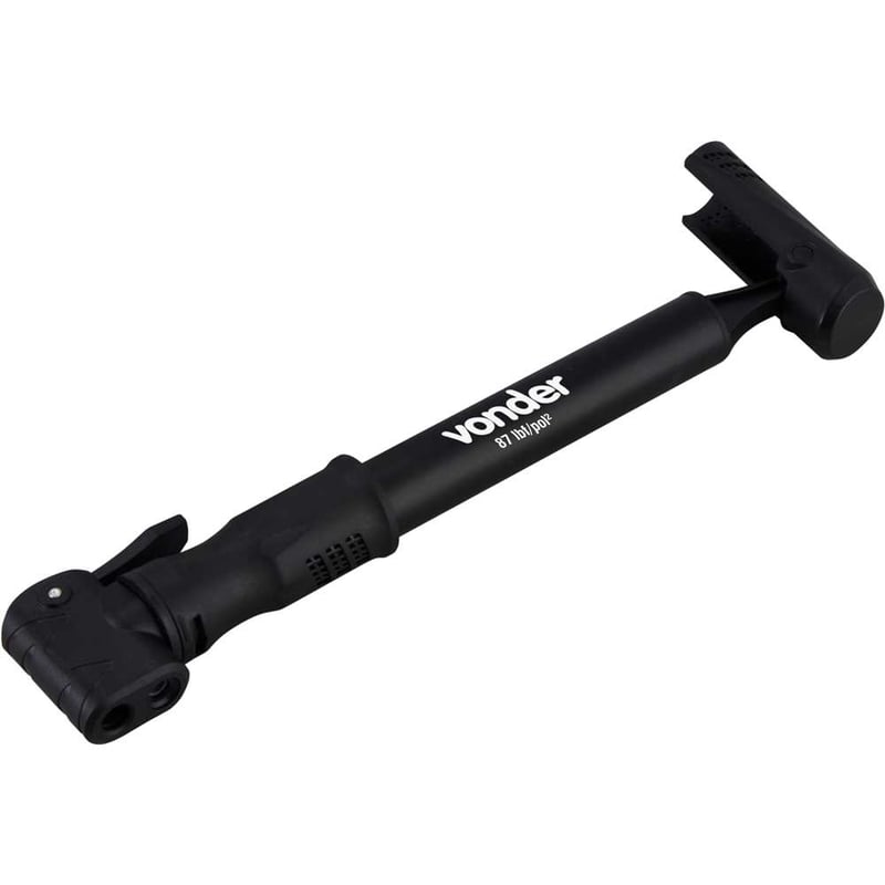 Bomba de ar portátil com bico flexível para bicicleta