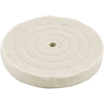 Roda de pano para polimento 6" x 5/8", furo 1/2"
