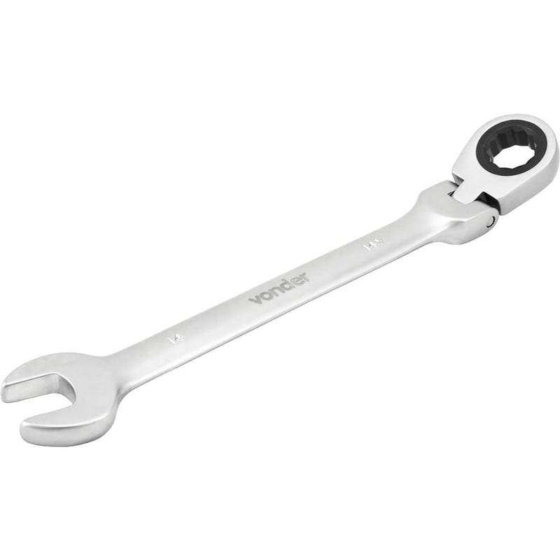 Chave combinada com catraca articulada 14 mm
